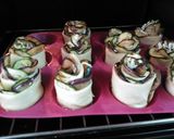 Foto del paso 5 de la receta: Rosas de hojaldre, de berenjena y calabacin.