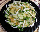 Foto del paso 5 de la receta: Ensalada de pepino con jengibre y sésamo