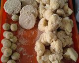 Sajt golyó, rántott karfiol, rántott párizsi recept fázis 2 fotója