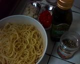 Foto langkah ke 1 dari resep spaghetti aglio olio with shrimp.