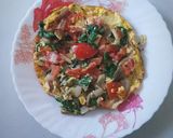 ভেজিটেবল অমলেট (vegetable omlette recipe in Bengali ( রেসিপির ধাপ 5 ছবি