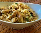 Foto del paso 8 de la receta: Noodles con setas y pollo