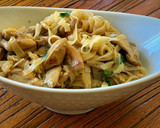 Foto del paso 8 de la receta: Noodles con setas y pollo