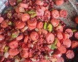 Foto del paso 3 de la receta: Alambre de salchichas #2🇲🇽🥰🥰