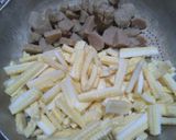 Foto langkah ke 1 dari resep Tumis Putren Baso Petai.