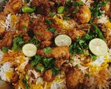 A picture of step 6 of Spicy Chicken Biryani 😋😋.