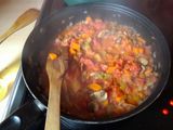 Lasaña de judías verdes con mozzarella