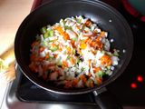 Lasaña de judías verdes con mozzarella