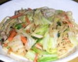 A picture of step 10 of Easy and Rich Oyster Sauce Yaki Udon.