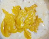 A picture of step 5 of Mango Kheer.