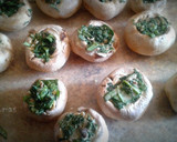Foto del paso 6 de la receta: Champiñones rellenos con Espinaca
