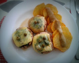 Foto del paso 8 de la receta: Champiñones rellenos con Espinaca