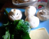 Foto del paso 1 de la receta: Champiñones rellenos con Espinaca