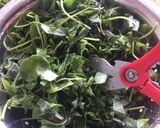 A picture of step 1 of Palak Paneer.