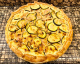 Foto del paso 11 de la receta: Pastel hojaldre “Calabacín y limón”’ Sin gluten (Gluten-free “Zucchini and lemon” puff pastry cake)