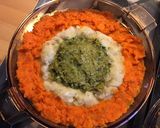 Une image de l'étape 6 de Trio de purées Halloween brocolis navets et carottes.