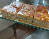 Kapros-túrós pite omlós linzertésztával recept fázis 2 fotója
