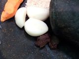 Tahu tempe goreng terasi cocol sambel kemangi