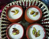 A picture of step 5 of Malai Kesar Matka Kulfi.