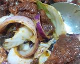 A picture of step 2 of Chicken suya salad.
