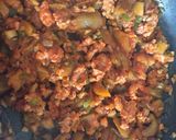 Foto del paso 6 de la receta: Berenjenas rellenas de carne picada y champiñones