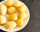 A picture of step 1 of Delicious unique healthy authentic Kashmiri pandit style Kashmiri Dum Aloo.
