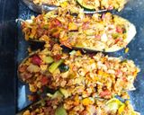 Foto del paso 3 de la receta: Berenjenas rellenas de verduras y soja texturizada