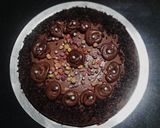 A picture of step 5 of Chocolate truffle cake.