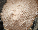 A picture of step 12 of Amaranth or Rajgira Halwa.