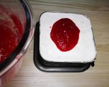 A picture of step 12 of No bake Raspberry cheese cake.