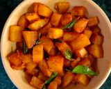 A picture of step 7 of Sweet potato fry.