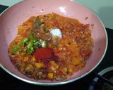 A picture of step 4 of Soya Chunks Biryani.