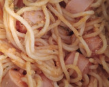 Foto del paso 5 de la receta: Spaghetti con salchichas de una forma especial