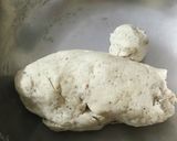 A picture of step 3 of Farshi Puri.