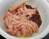 Egyszerű zöldborsós májas csirkepörkölt recept fázis 2 fotója