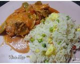 A picture of step 8 of Shashlik With Fried Rice.