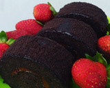 Foto langkah ke 4 dari resep Brownies gulung/steamed roll cake.