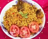 स्पायसी टोमैटो राइस (spicy Tomato rice recipe in hindi) रेसिपी चरण 4 फोटो