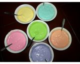 Foto langkah ke 4 dari resep steam rainbow cake.