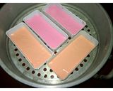 Foto langkah ke 5 dari resep steam rainbow cake.