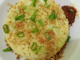 Nasi liwet kuning teri