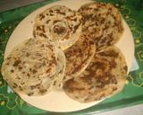 Foto langkah ke 9 dari resep Roti Maryam Coklat ala Evi.
