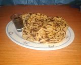 Foto langkah ke 10 dari resep Roti Maryam Coklat ala Evi.