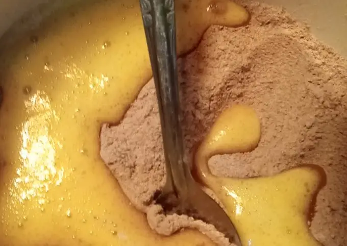 Langkah-langkah untuk membuat Cara membuat Brownis simple (takaran sendok makan)