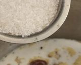 A picture of step 3 of Lapsi - Gujarati Traditional Sweet.