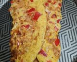 Foto del paso 4 de la receta: Omelette de morrón rojo y queso fresco