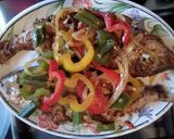 A picture of step 1 of Escovitch fish.