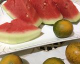 Foto langkah ke 1 dari resep Jus semangka jeruk.