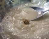 A picture of step 2 of Rose burfi.