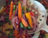A picture of step 3 of Chinese rice.